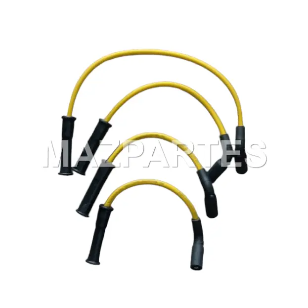 [319A] CABLES DE BUJIAS RENAULT LOGAN 1.6 2006-2015 SANDERO 1.6 2007-2012 SYMBOL 1.4 1.6 1998-2006 KANGOO 1.4 1.6 2001-2015 8MM AMARILLO