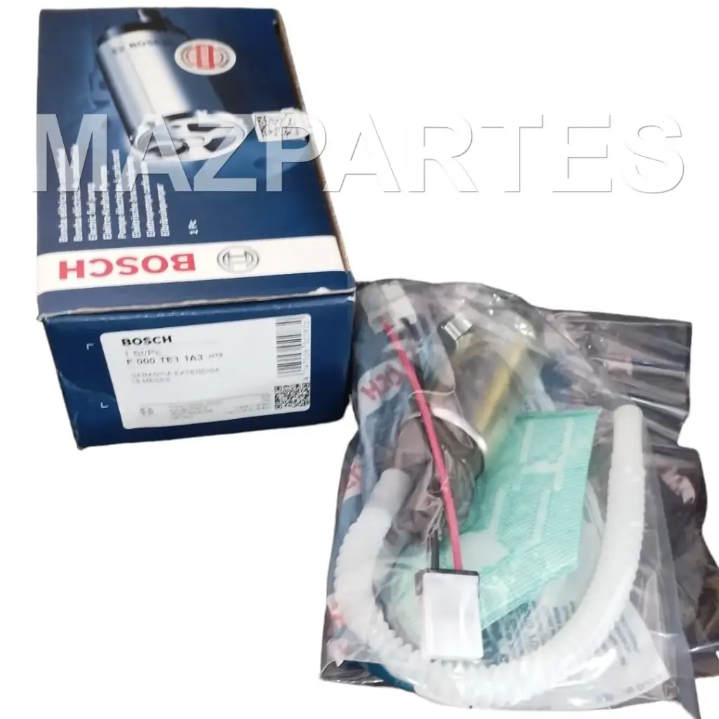 [F000TE11A3] BOMBA DE COMBUSTIBLE UNIVERSAL 3 BAR CHEVROLET AVEO SAIL GRAND VITARA 1.6 CON PREFILTRO CABLE Y MANGUERA PICO ESTRIADO 10/1