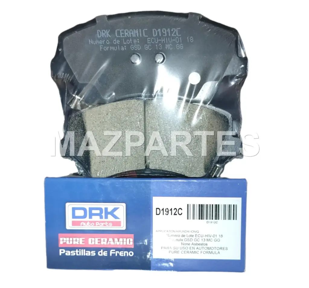 PASTILLAS DE FRENO DELANTERO HYUNDAI IONIQ KIA NIRO 1.6 2016-2019 STONIC 132.6X60.2X16.9MM CERAMICA