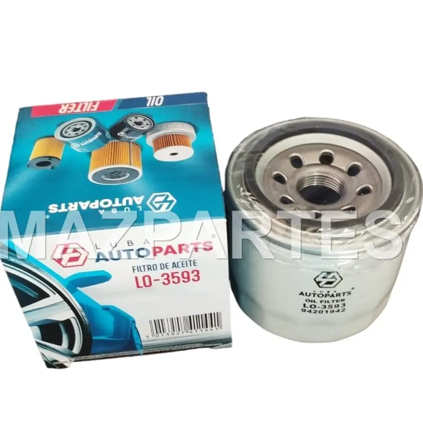 [LO-3593] FILTRO DE ACEITE M20X1.5 MAZDA 323 ALLEGRO 1.6 2000-2008 CHEVROLET D-MAX 3.5 HONDA CIVIC HYUNDAI  ACCENT 2017- GETZ 1.4 2011- SANTA FE 2.4 2019- TUCSON 2.0 2005-2009 NISSAN FRONTIER 2.4 ALMERA ELANTRA 1.6 40/1