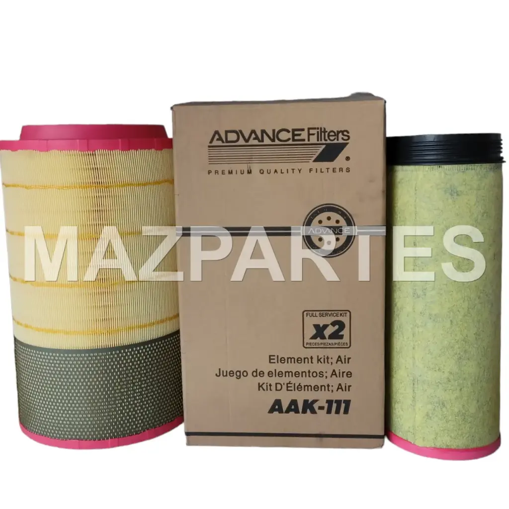 [AAK-111] KIT FILTRO DE AIRE TRACTOR BEIBEN TIPO V3SE AA-301330 AA-1820