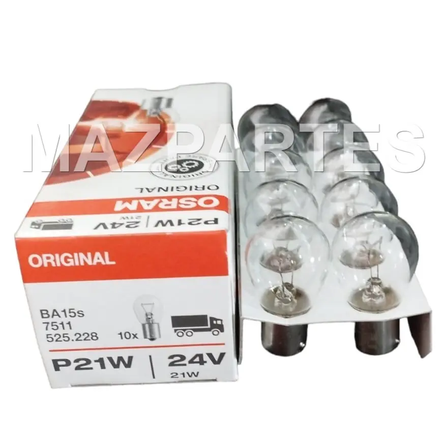 FOCO P21W 24V 21W BA15s 1 PUNTO 10/1