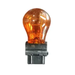 FOCO UÑA GRANDE P27/7W 12V 27/7W W2.5x16q 2 PUNTOs BASE PLASTICA NARANJA 10/1