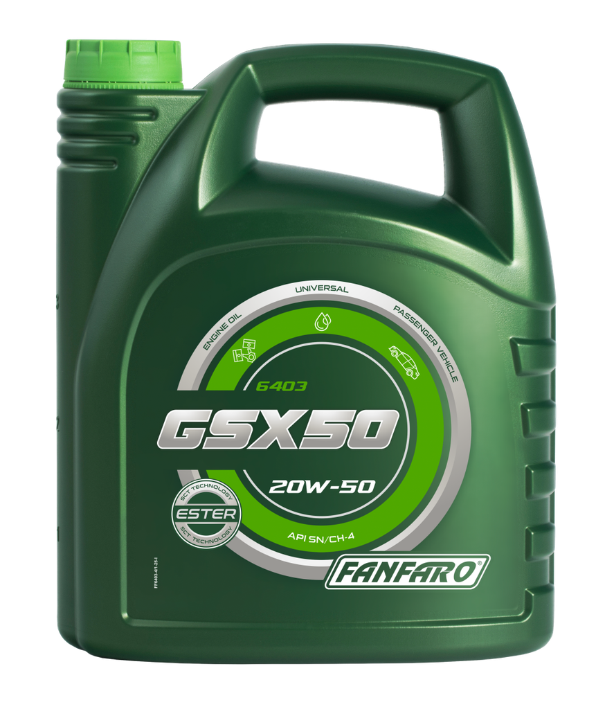 ACEITE MOTOR SAE 20W50 GALON SYNTHETIC GSX50 API SN CH-4 4/1