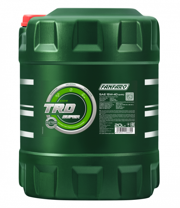 ACEITE MOTOR SAE 15W40 CANECA 5 GALONES TRD SUPER SHPD API CI-4 SL