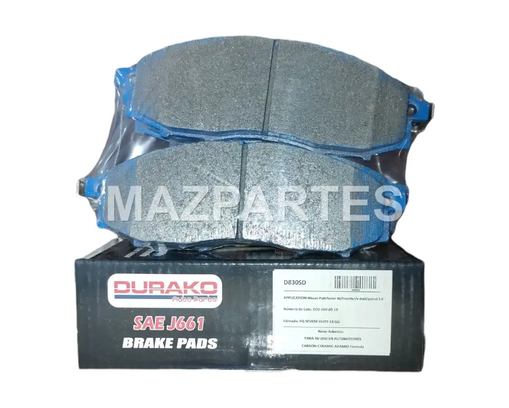 PASTILLAS DE FRENO DELANTERO NISSAN PATHFINDER 2006- FRONTIER X-TRAIL 2006-2008 PATROL 3.0