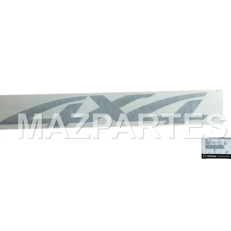 EMBLEMA COSTADO BALDE "4X4" MAZDA BT-50 2008-2016 GRIS